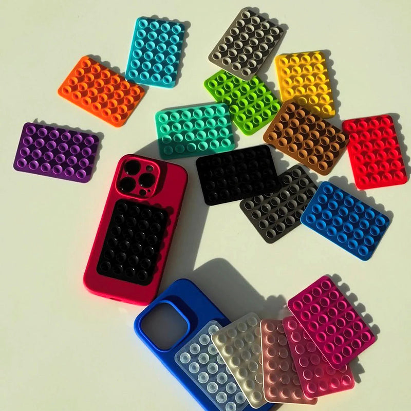 Los 12 colores del soporte PLOK y de las fundas para iPhone