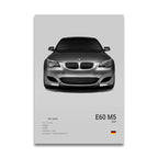 Poster BMW Blanc