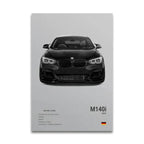 Poster BMW Blanc