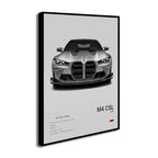 Poster BMW Blanc