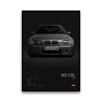 Poster BMW Noir