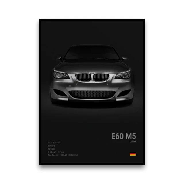 Poster BMW Noir