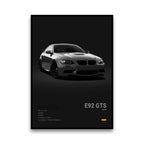 Poster BMW Noir