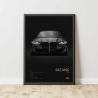 Poster BMW Noir