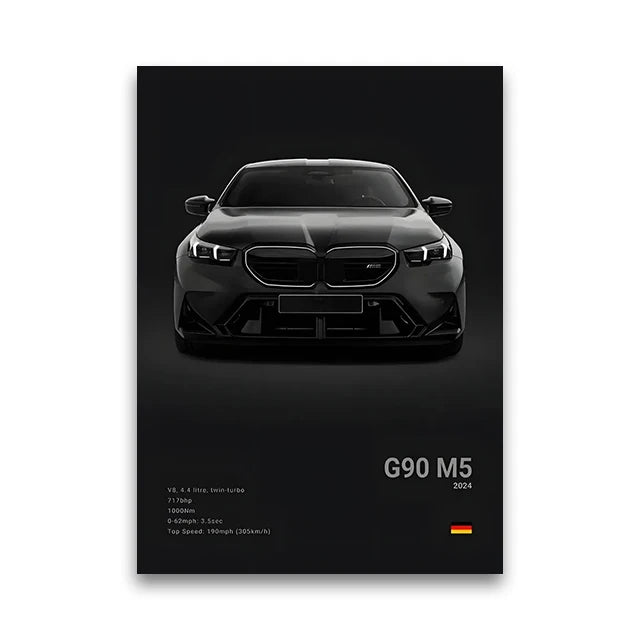 Poster BMW Noir