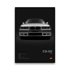 Poster BMW Noir