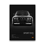 Poster BMW Noir