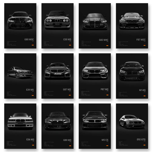 Pack Duo - Poster Voitures Mythiques