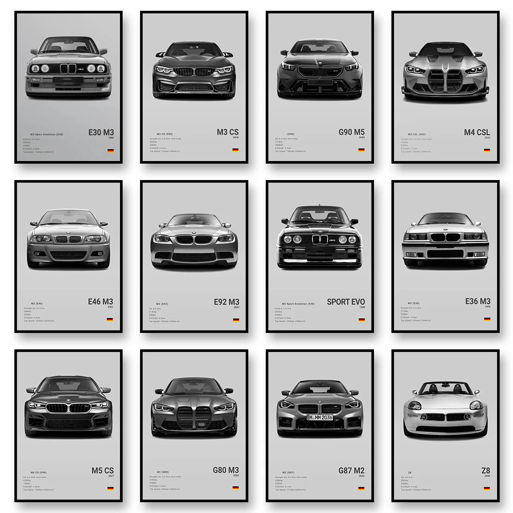 Pack Duo - Poster BMW M