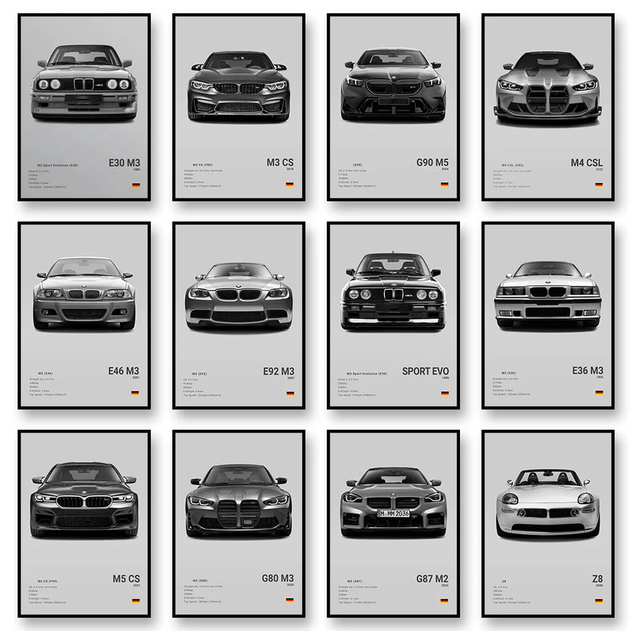 Pack Duo - Poster BMW M