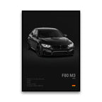 Poster BMW Noir