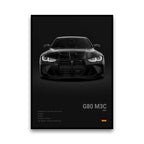 Poster BMW Noir