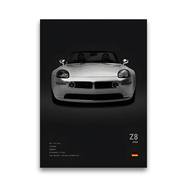 Poster BMW Noir