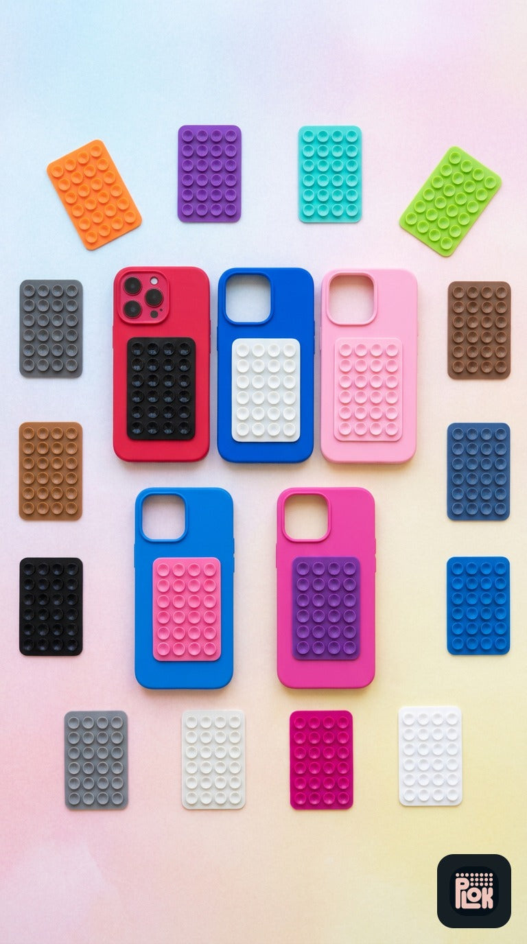 Nuancier des plaques de ventouses PLOK, tous les coloris