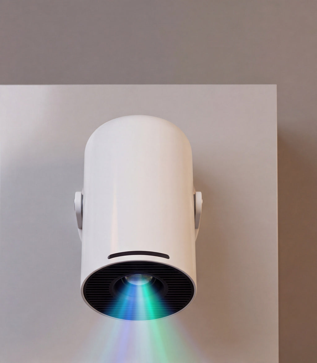 Mini Projecteur PLOK Lite - vue du dessus studio